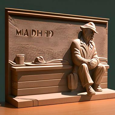 3D model Edward Hopper (STL)